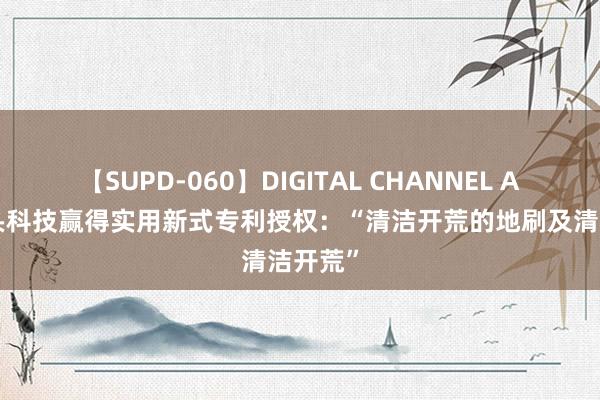 【SUPD-060】DIGITAL CHANNEL AYA 石头科技赢得实用新式专利授权：“清洁开荒的地刷及清洁开荒”