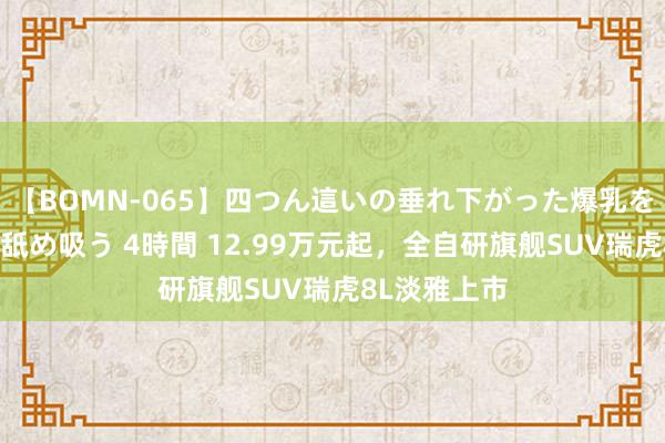 【BOMN-065】四つん這いの垂れ下がった爆乳を下から揉み舐め吸う 4時間 12.99万元起，全自研旗舰SUV瑞虎8L淡雅上市