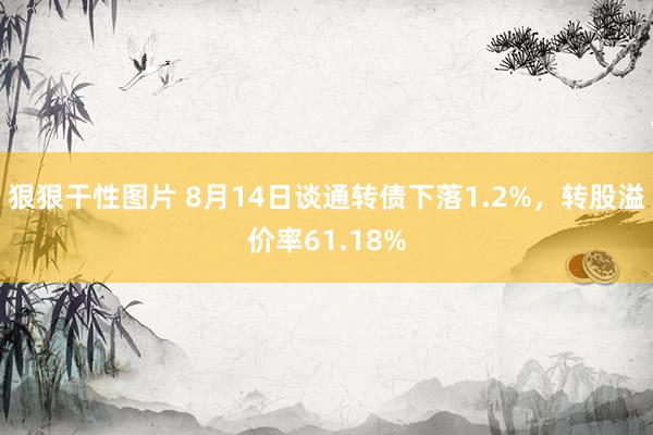 狠狠干性图片 8月14日谈通转债下落1.2%，转股溢价率61.18%