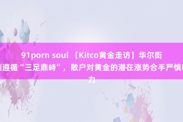 91porn soul 【Kitco黄金走访】华尔街预测遵循“三足鼎峙”，散户对黄金的潜在涨势合手严慎魄力